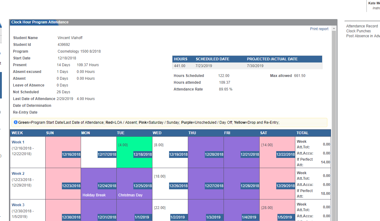 Prestige Instructor Portal – Prestige Software